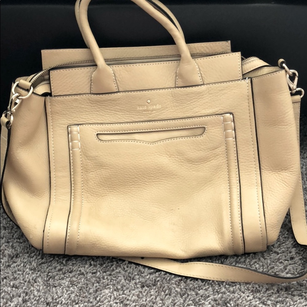 Light yellow/cream Kate Spade purse